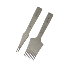 French pricking iron Wuta 3.38mm (2+8, Obverse)
