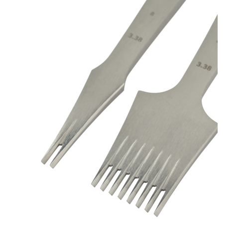 French pricking iron Wuta 3.38mm (2+8, Obverse)