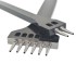 Round pricking irons Zakhmatov 4mm (Long teeth)