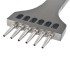 Round pricking irons Zakhmatov 4mm (Long teeth)