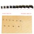 Corner punch set (Semiround, 2-18mm)