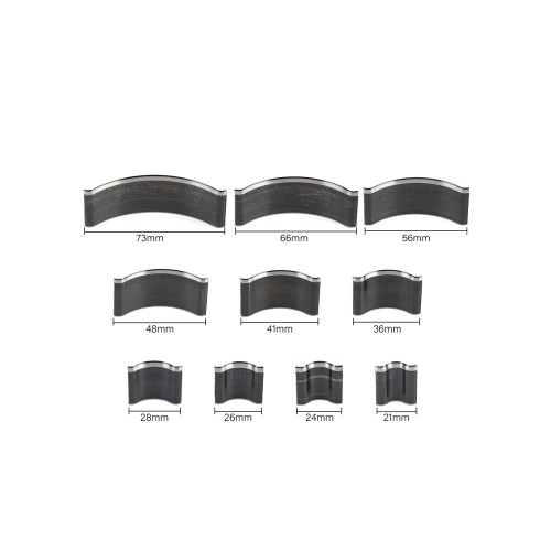 Corner punch set (Semiround, 21-73mm)