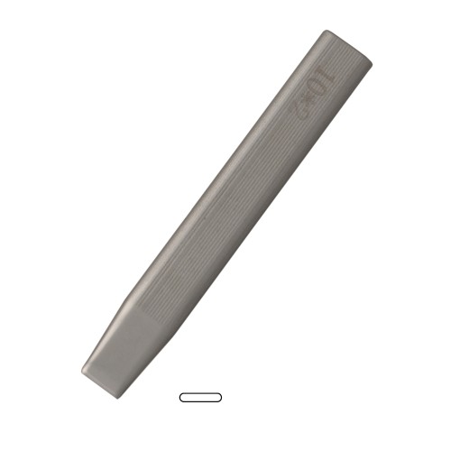 Punch tube oval 10x2mm