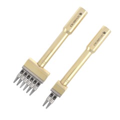 Round stitching punches Sinabroks 5x1.2mm (2+6 prongs)