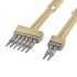 Round stitching punches Sinabroks 5x1mm (2+6 prongs)