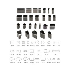 Die shaped cut set (26 types)