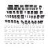 Die shaped cut set (52 types)
