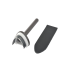 Strap end punch Zakhmatov "V-shape" 40mm