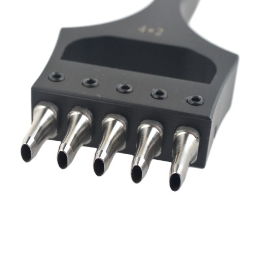 Ellipse punch 4x2mm (5 prongs)