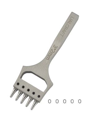 Пробойник овальный LC 3х2мм (5 зубов) Пробойник овальный LC 3х2мм (5 зубов)