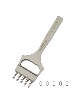 Пробойник овальный LC 4х2мм (5 зубов) Пробойник овальный LC 4х2мм (5 зубов)