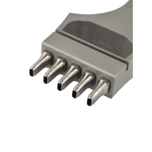 Oval punch LC 4x2mm (5 prongs)