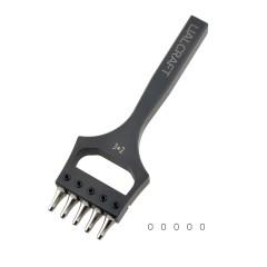 Oval punch 3x2mm (5 prongs)