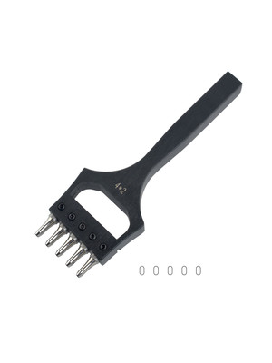 Пробойник овальный 4х2мм (5 зубов) Пробойник овальный 4х2мм (5 зубов)