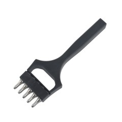 Oval punch 3x2mm (5 prongs)