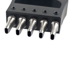 Oval punch 4x2mm (5 prongs)