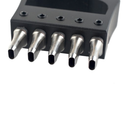 Oval punch 4x2mm (5 prongs)