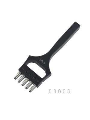 Пробойник овальный 5х2,5мм (5 зубов) Пробойник овальный 5х2,5мм (5 зубов)