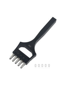 Пробойник овальный 5х2мм (5 зубов)