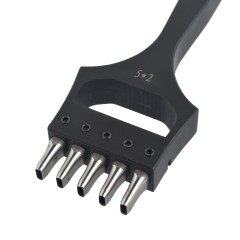 Oval punch 5x2mm (5 prongs)