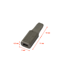 Spare oval tooth 4x2mm for strap punch