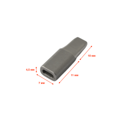 Spare oval tooth 5x2mm for strap punch