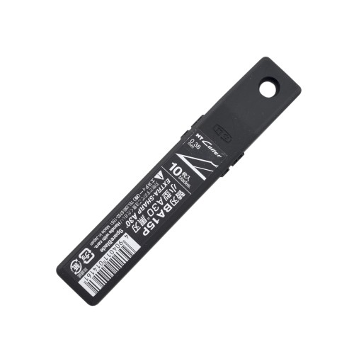 Spare blades NT Cutter Black BA15P (9mm,30°,10pcs)
