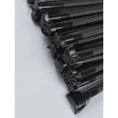 Stamps set for leather (20 pcs, Black)